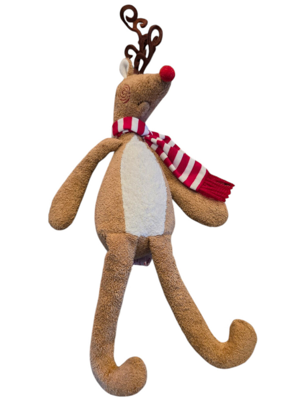 Bath & Body Works JOY Rudy 14" Reindeer Plush Stuffed Animal Christmas Red Scarf